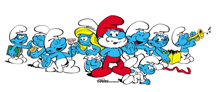 Los Pitufos y Pitufina