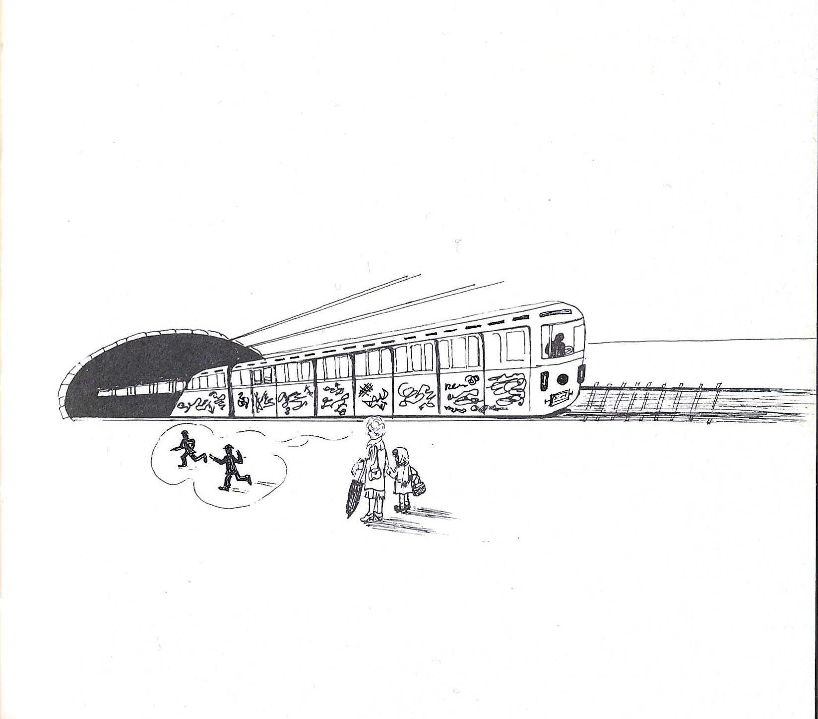 Ilustración de Sara Allen y Vivian Allen - Caperucita en Manhattan